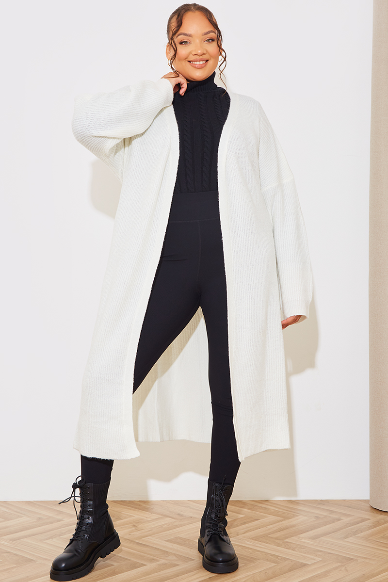 Midi Belted Knitted Cardigan