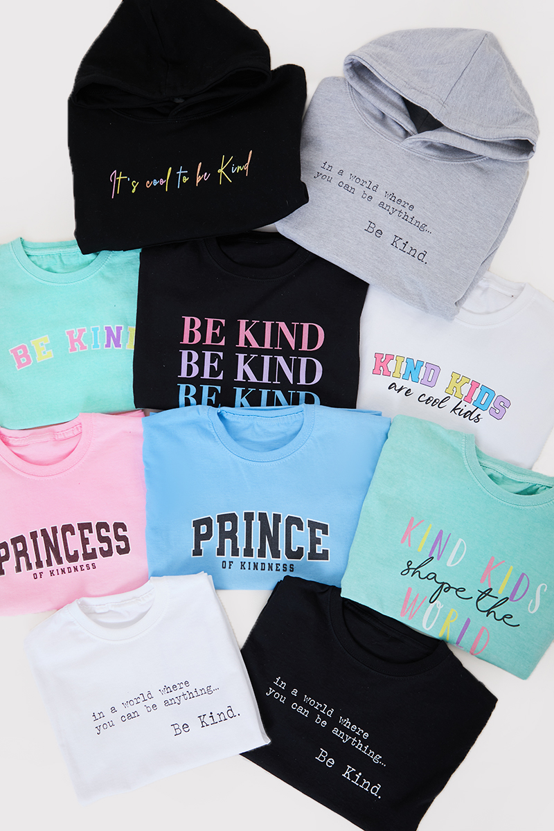 Kids In A World Where You Can Be Anything Be Kind T-Shirt