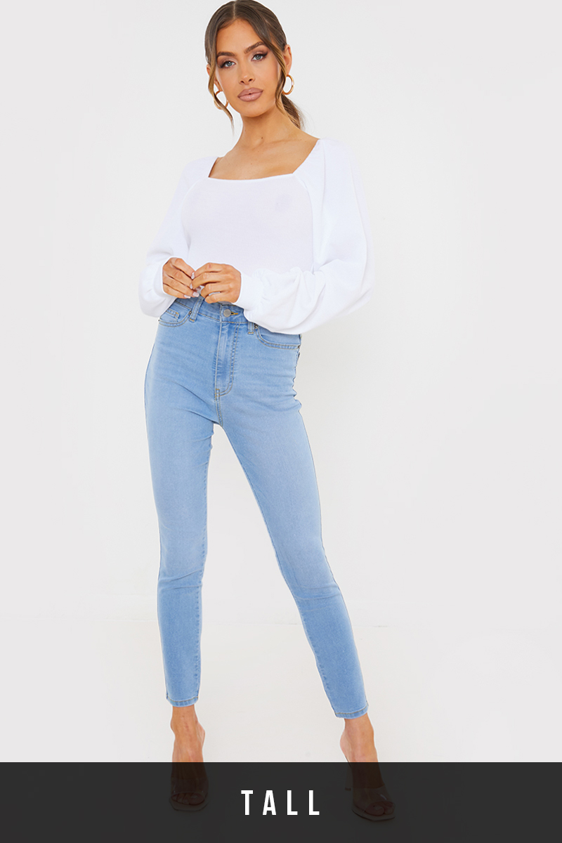 Light Wash Skinny Jeans