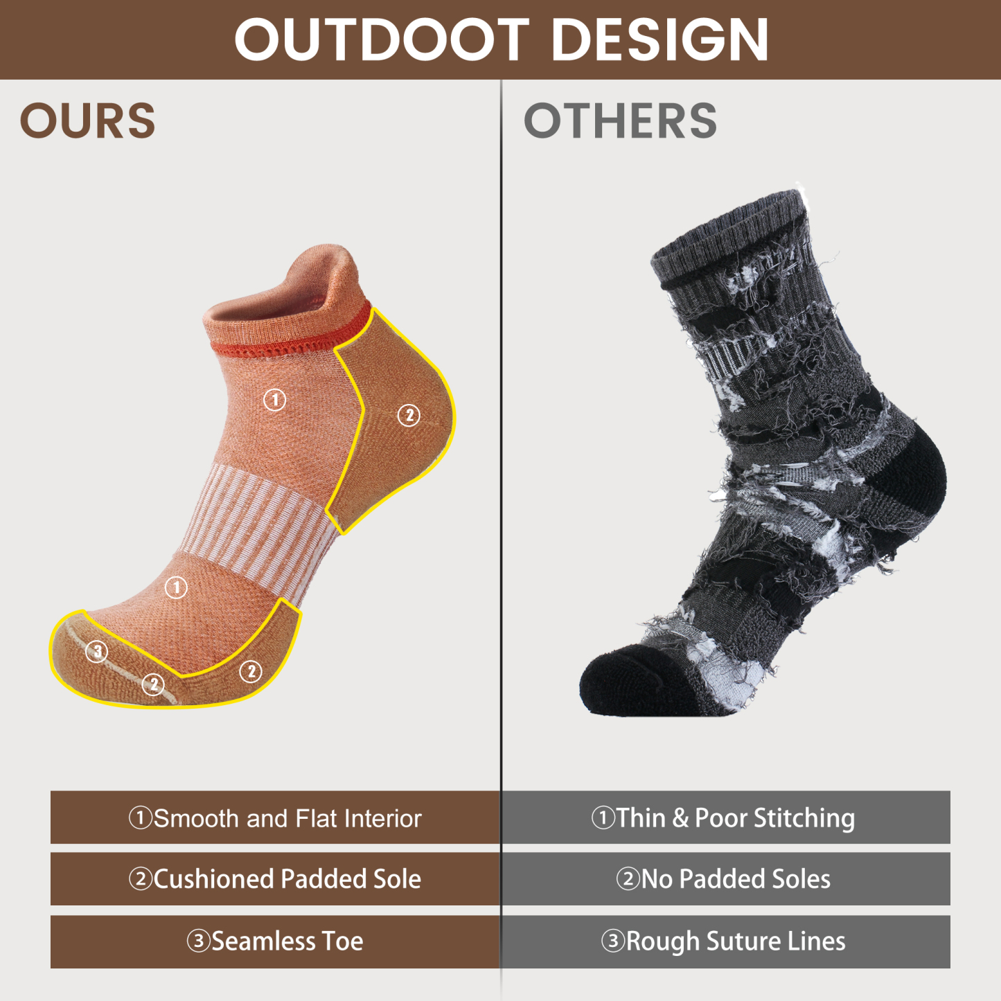 5 Pack Women's Merino Wool Ankle Hiking Running Socks Target Cushioned SS15F