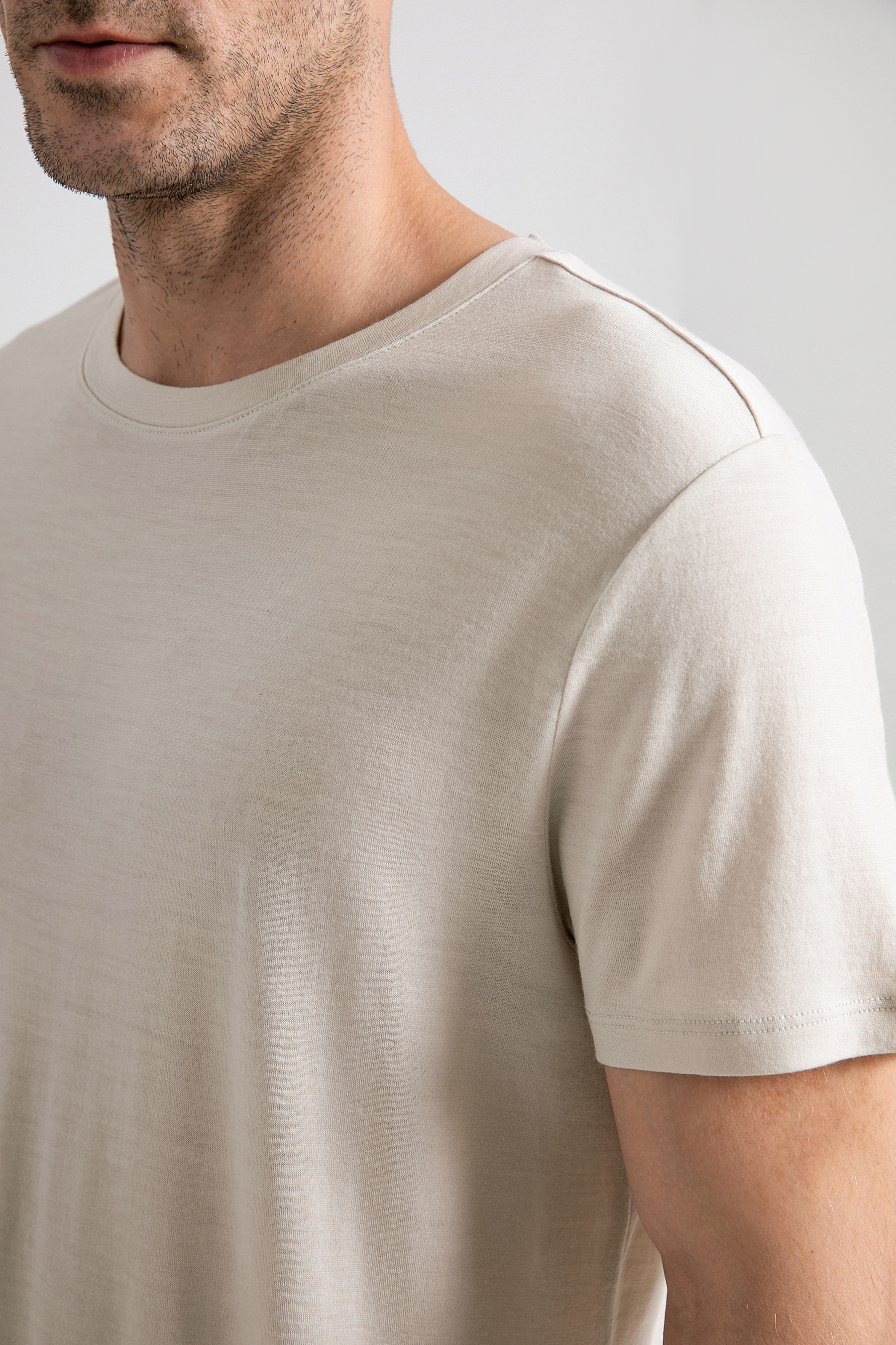 Men's Merino 150 Short Sleeve Crew T-shirt Light Earth Gray