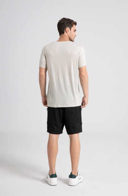 Men's Merino 150 Short Sleeve Crew T-shirt Light Earth Gray