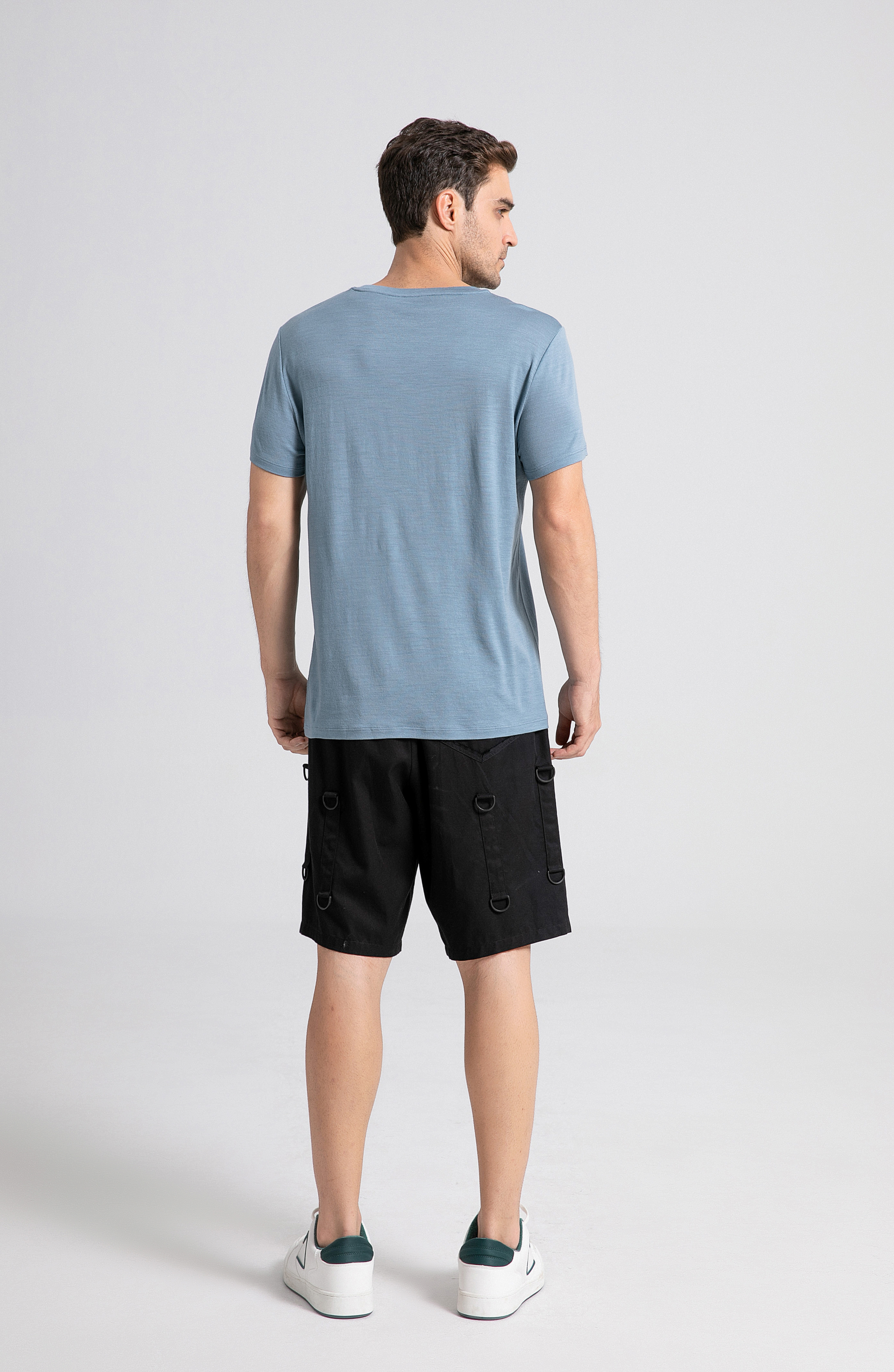 Men's Merino 150 Short Sleeve Crew T-shirt Light Sky Blue