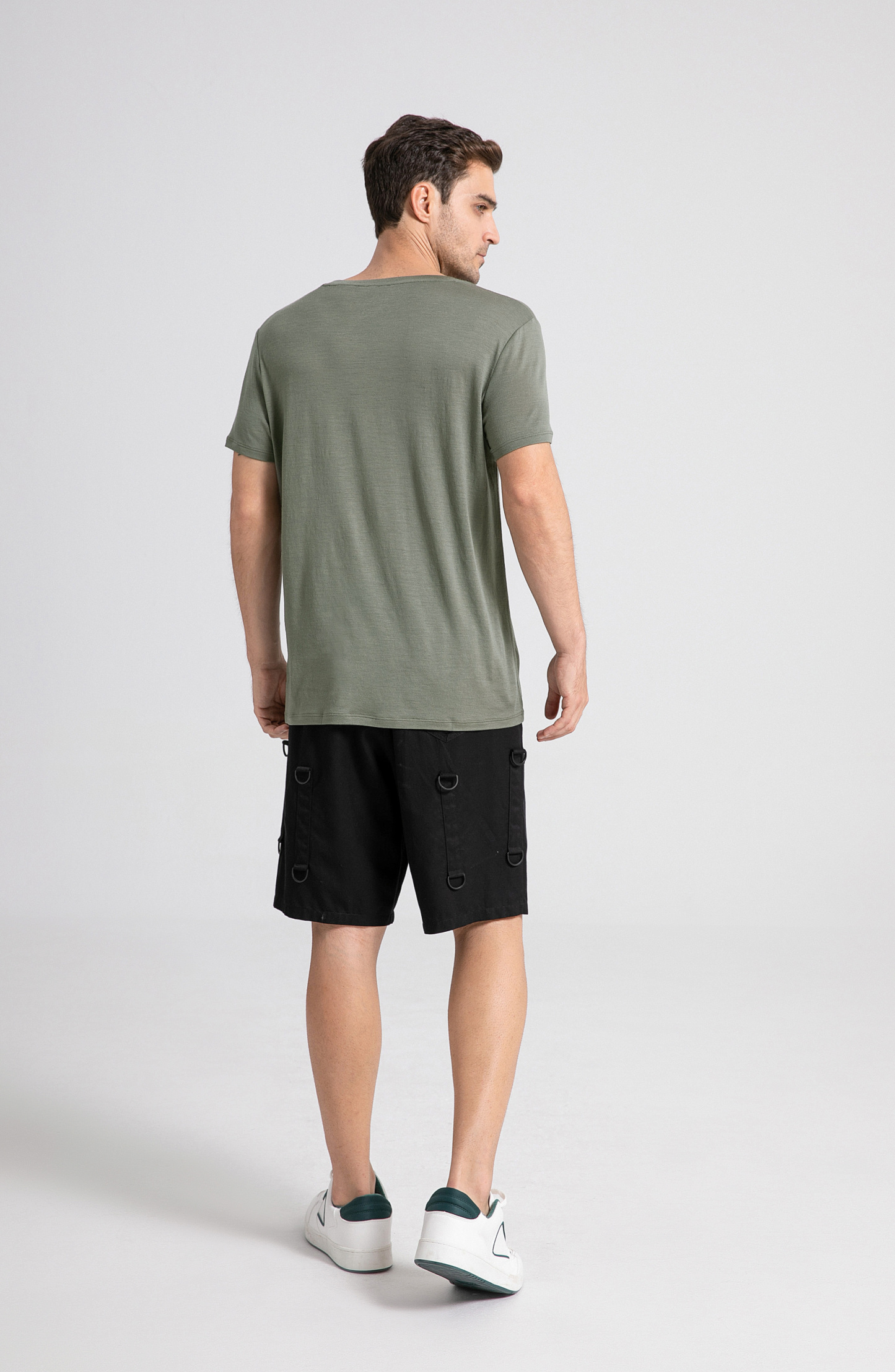 Men's Merino 150 Short Sleeve Crew T-shirt Dark Forest Green