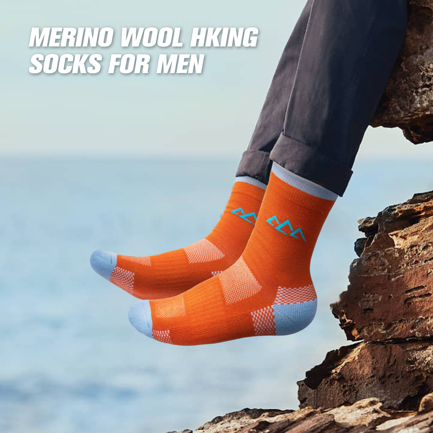 3 Pack Women's Merino Wool Micro Crew Half Cushioned Hiking Socks SS09F