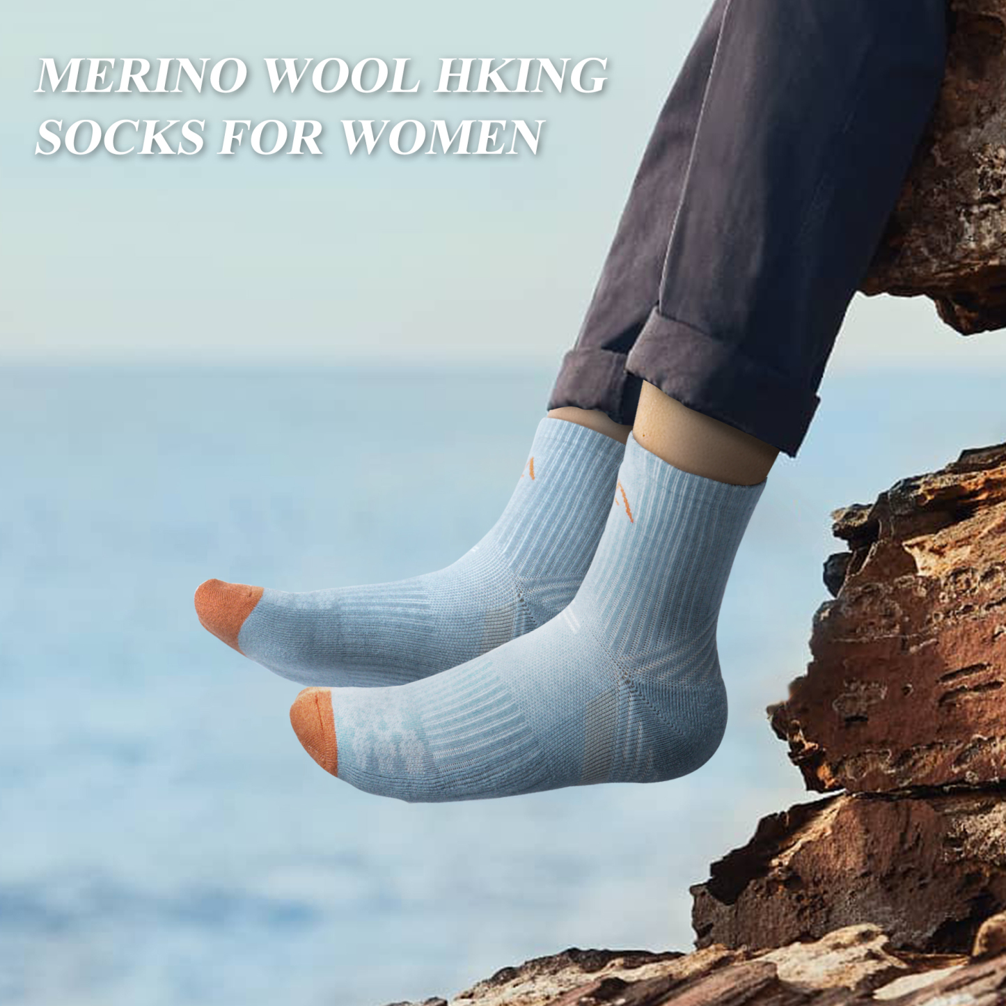 5 Pack Women's Merino Wool 1/4 Sock Shorty Half Cushioned Hiking Socks SS12F