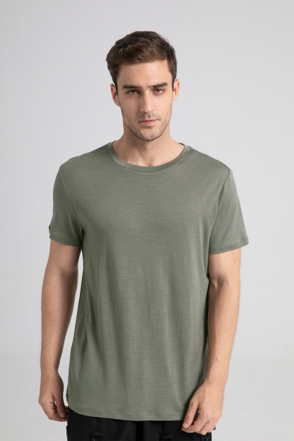 Men's Merino 150 Short Sleeve Crew T-shirt Dark Forest Green