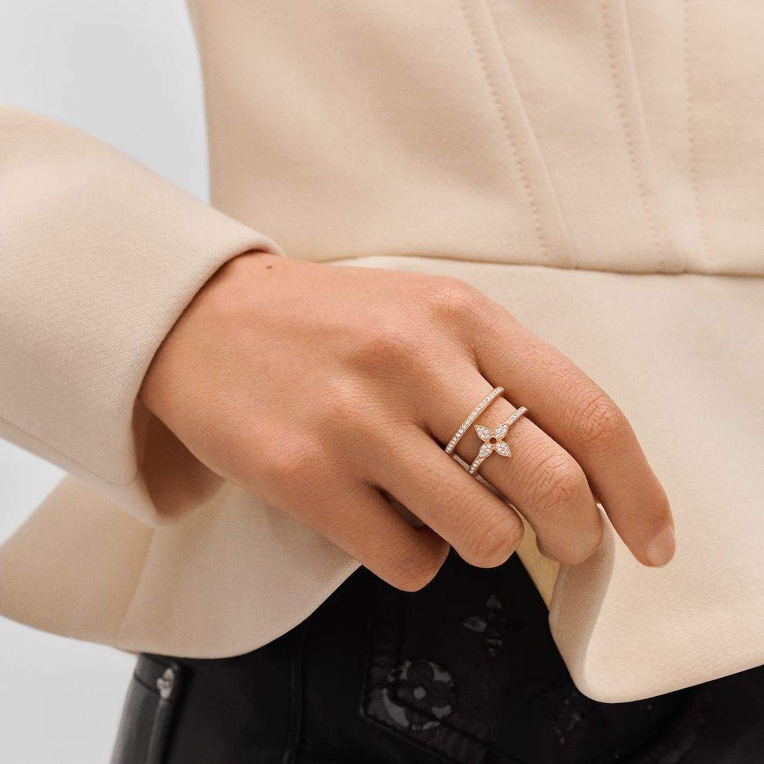 LOUIS VUITTON リング イディール ブロッサム ディアモン（ピンクゴールド×ダイヤモンド）Q9N42A
