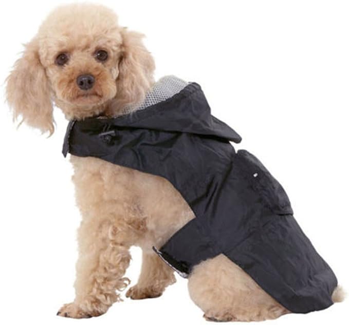 DM30073DOGLEMI素色披風雨衣