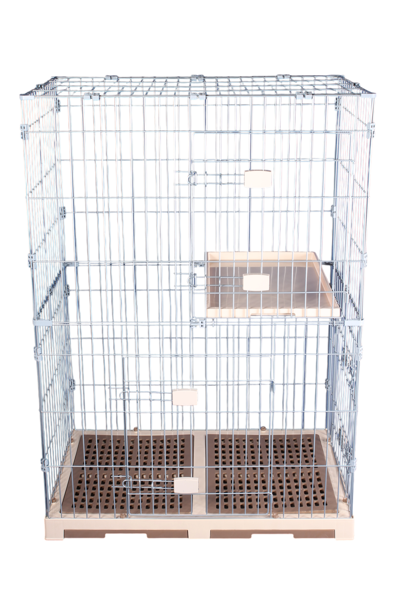 特大組合噴粉貓籠 (附層網) (貓籠必須配組合籠才能使用 / 當圍欄可獨立使用) D + E