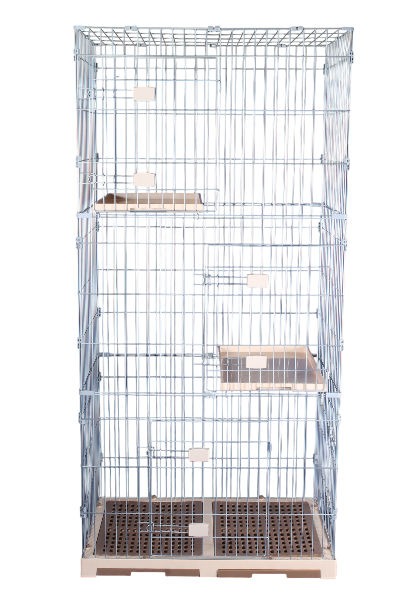 特大組合噴粉貓籠 (附層網) (貓籠必須配組合籠才能使用 / 當圍欄可獨立使用) D + E