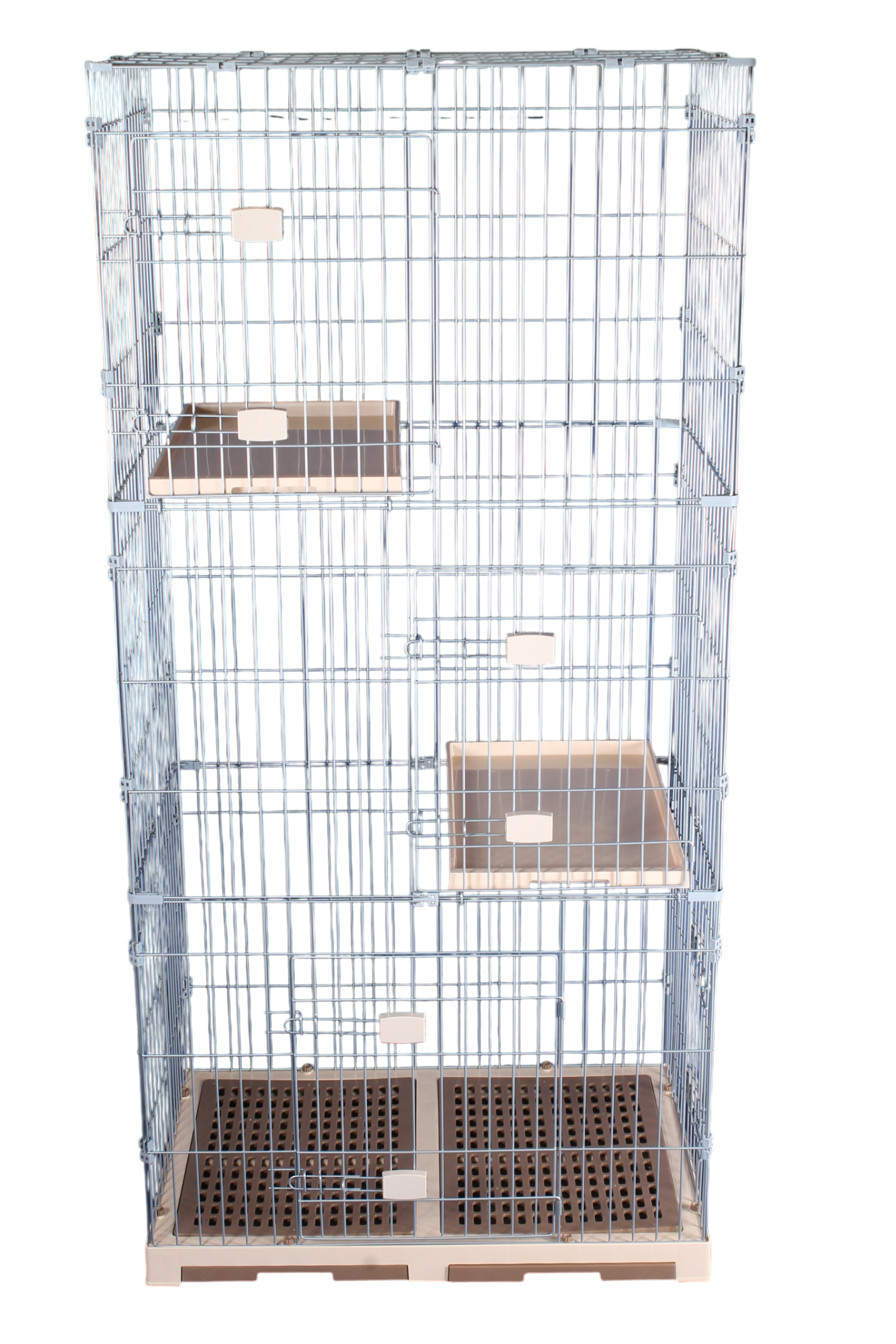 特大組合噴粉貓籠 (附層網) (貓籠必須配組合籠才能使用 / 當圍欄可獨立使用) D + E