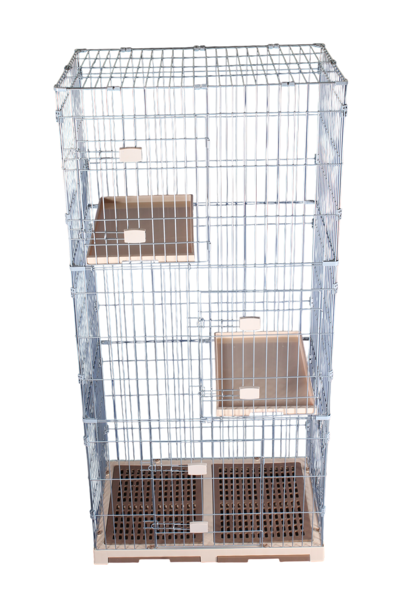 特大組合噴粉貓籠 (附層網) (貓籠必須配組合籠才能使用 / 當圍欄可獨立使用) D + E