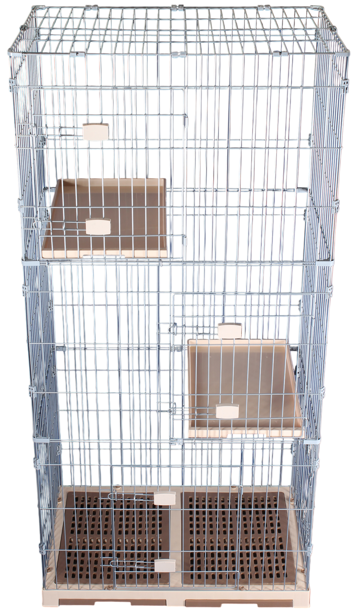 特大組合噴粉貓籠 (附層網) (貓籠必須配組合籠才能使用 / 當圍欄可獨立使用) D + E