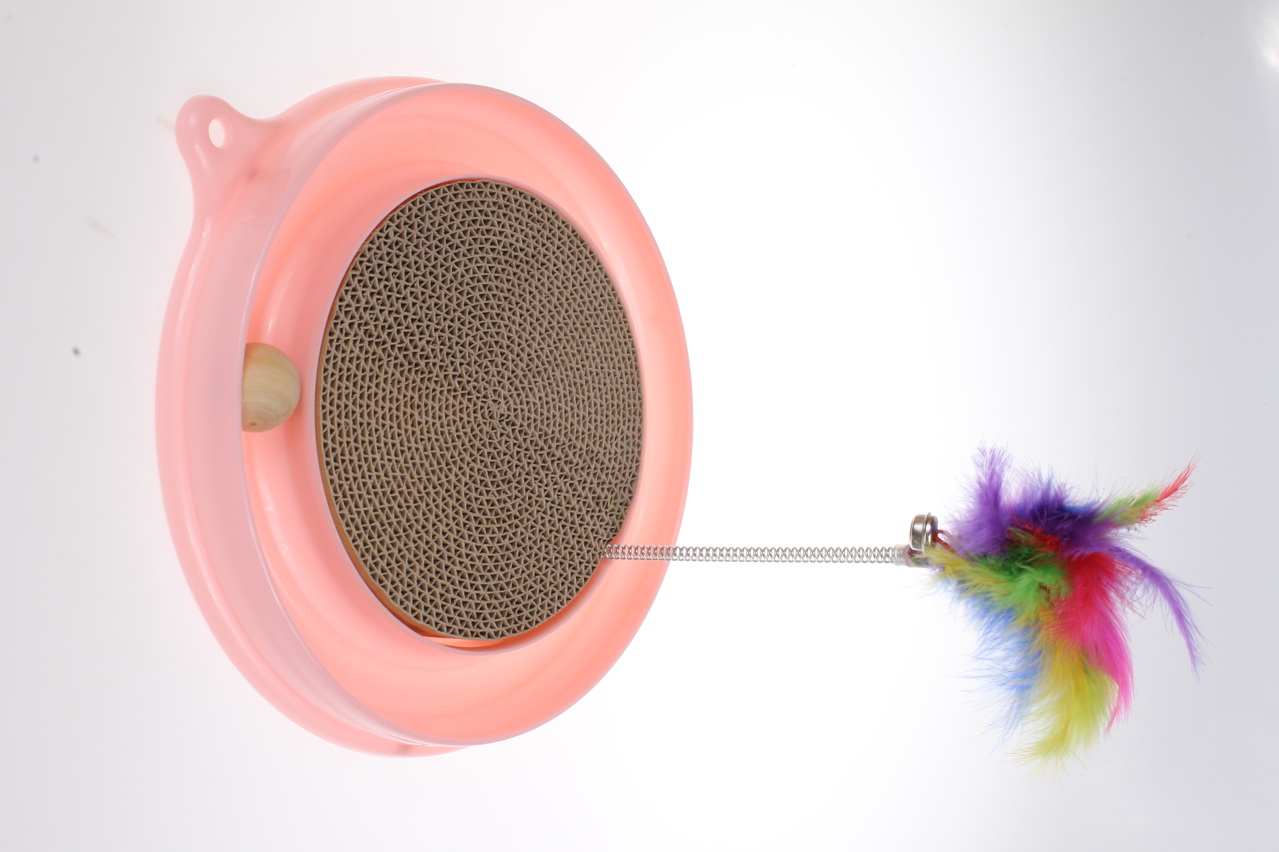 圓盆賽球貓抓板