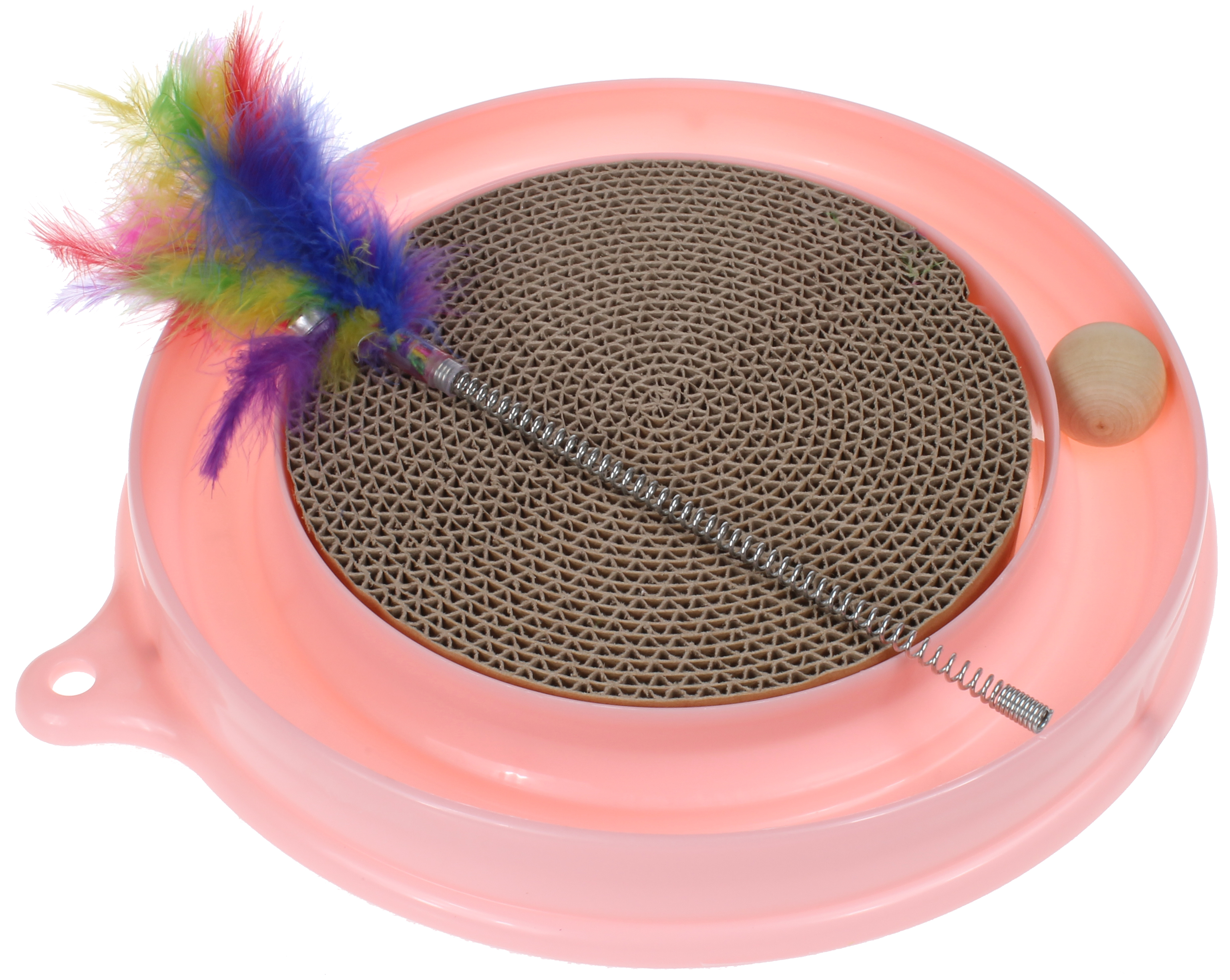 圓盆賽球貓抓板