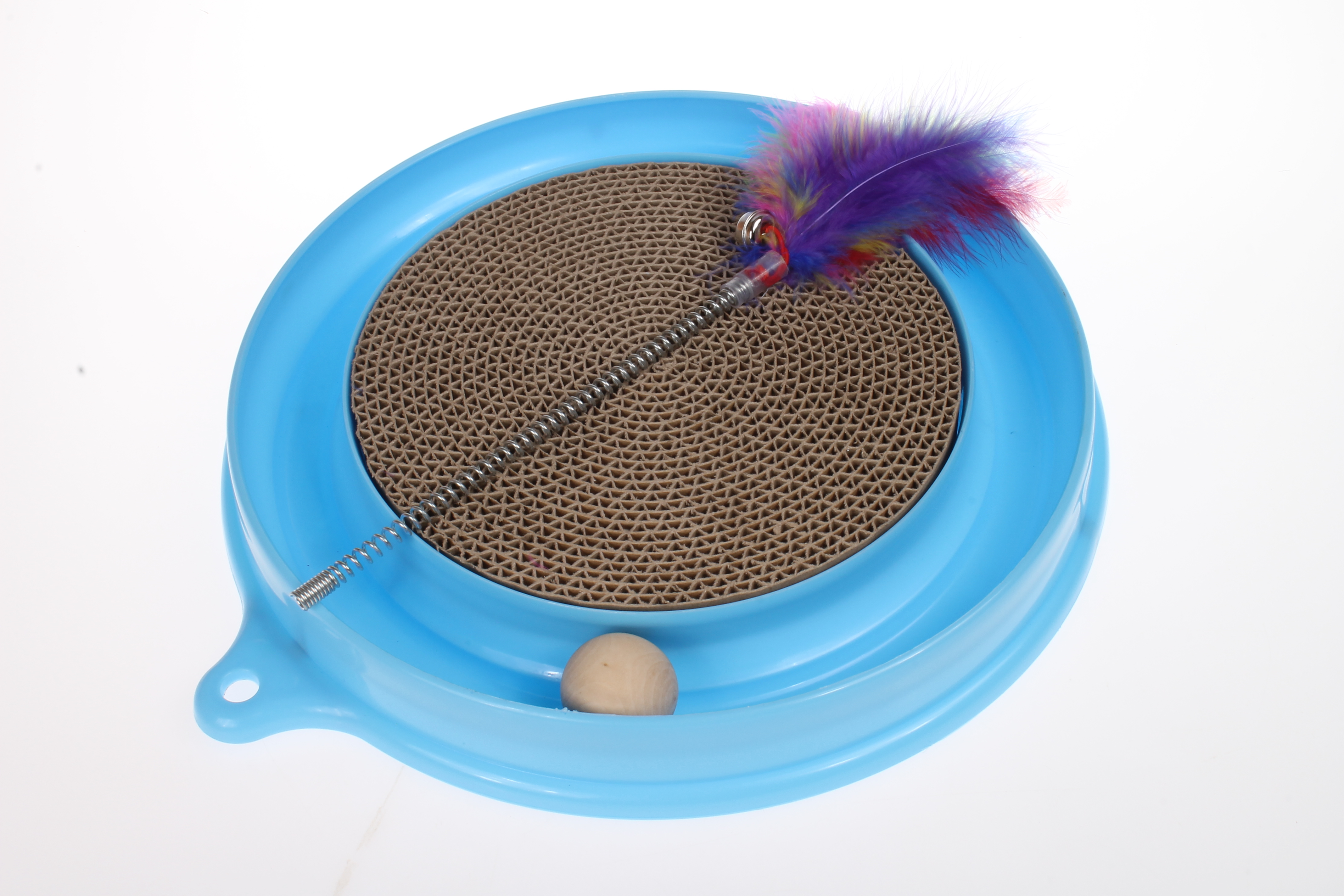 圓盆賽球貓抓板