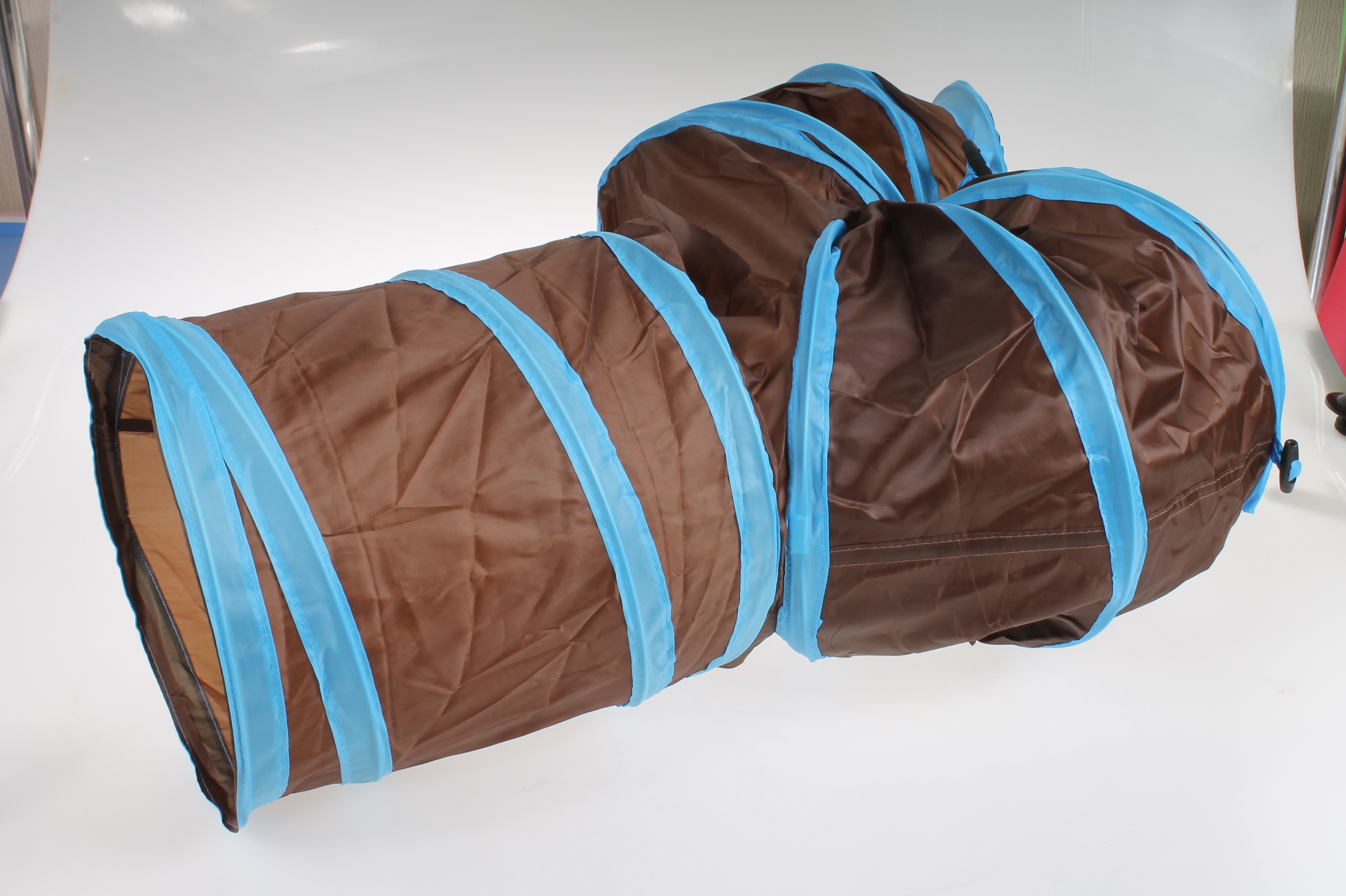 T型四孔貓隧道玩具