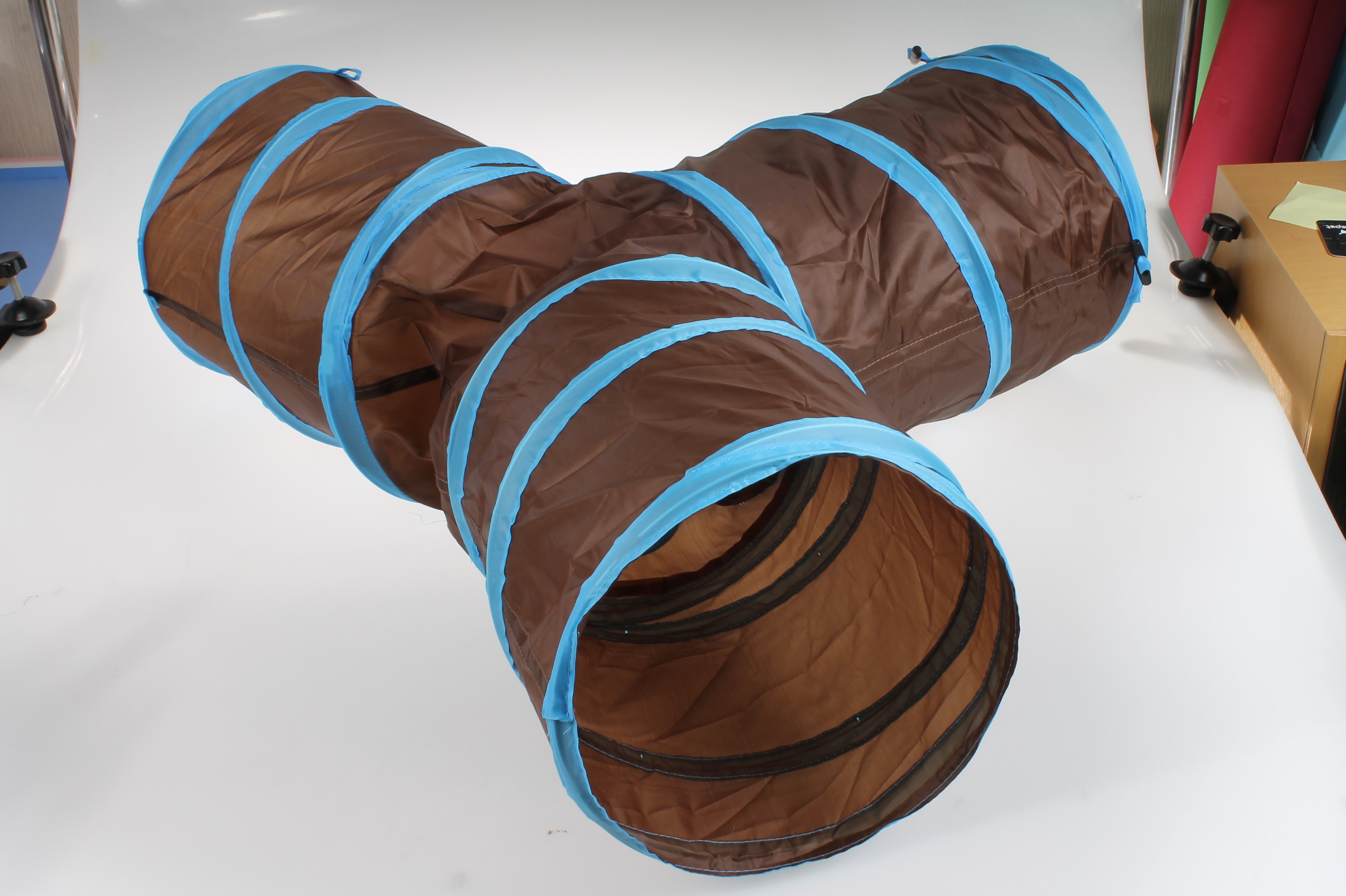 T型四孔貓隧道玩具