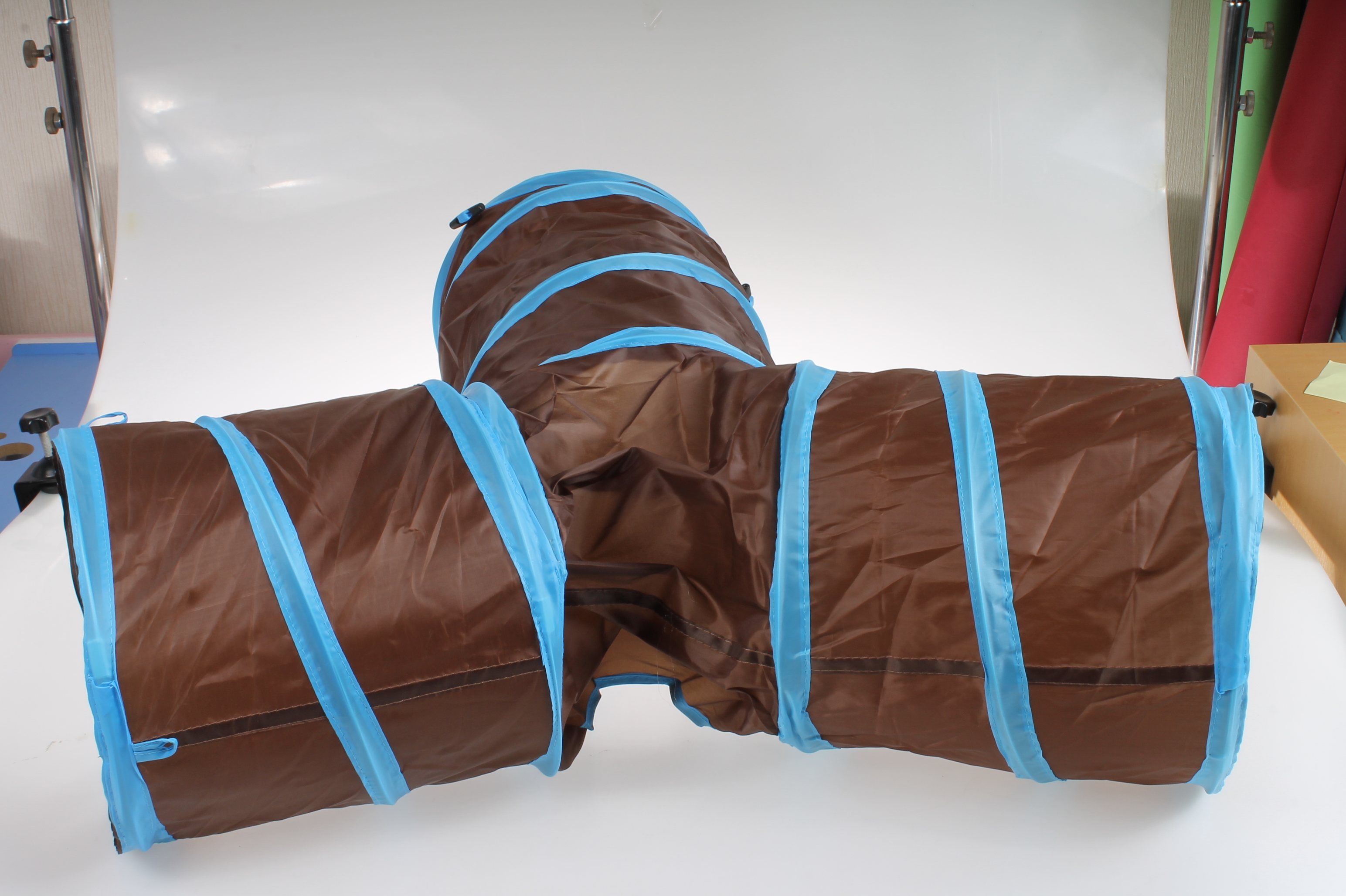 T型四孔貓隧道玩具