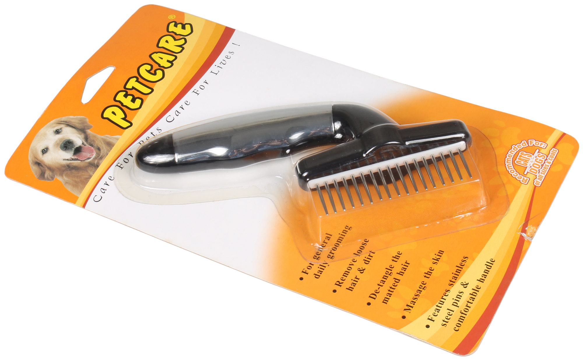 不銹鋼T型梳(17針)