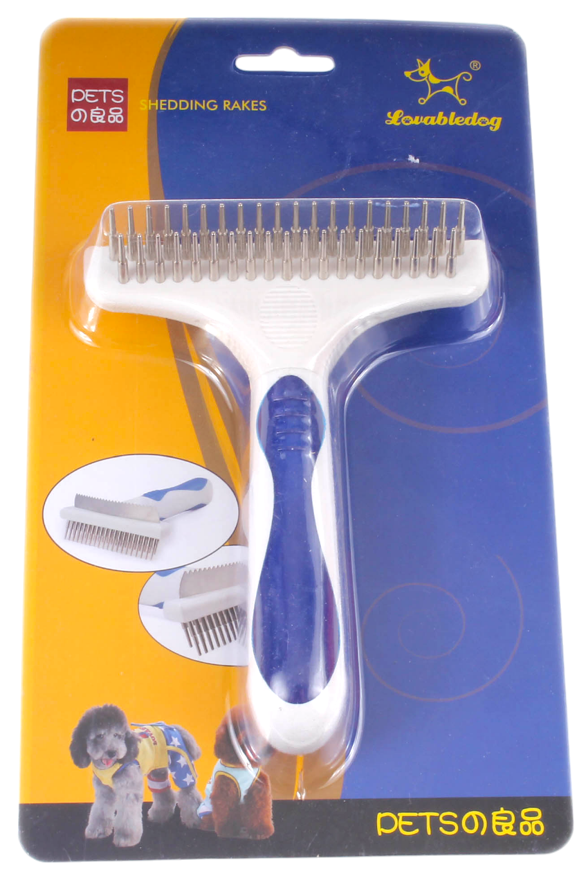Lovabledog兩用梳(水刮+雙排扒梳)