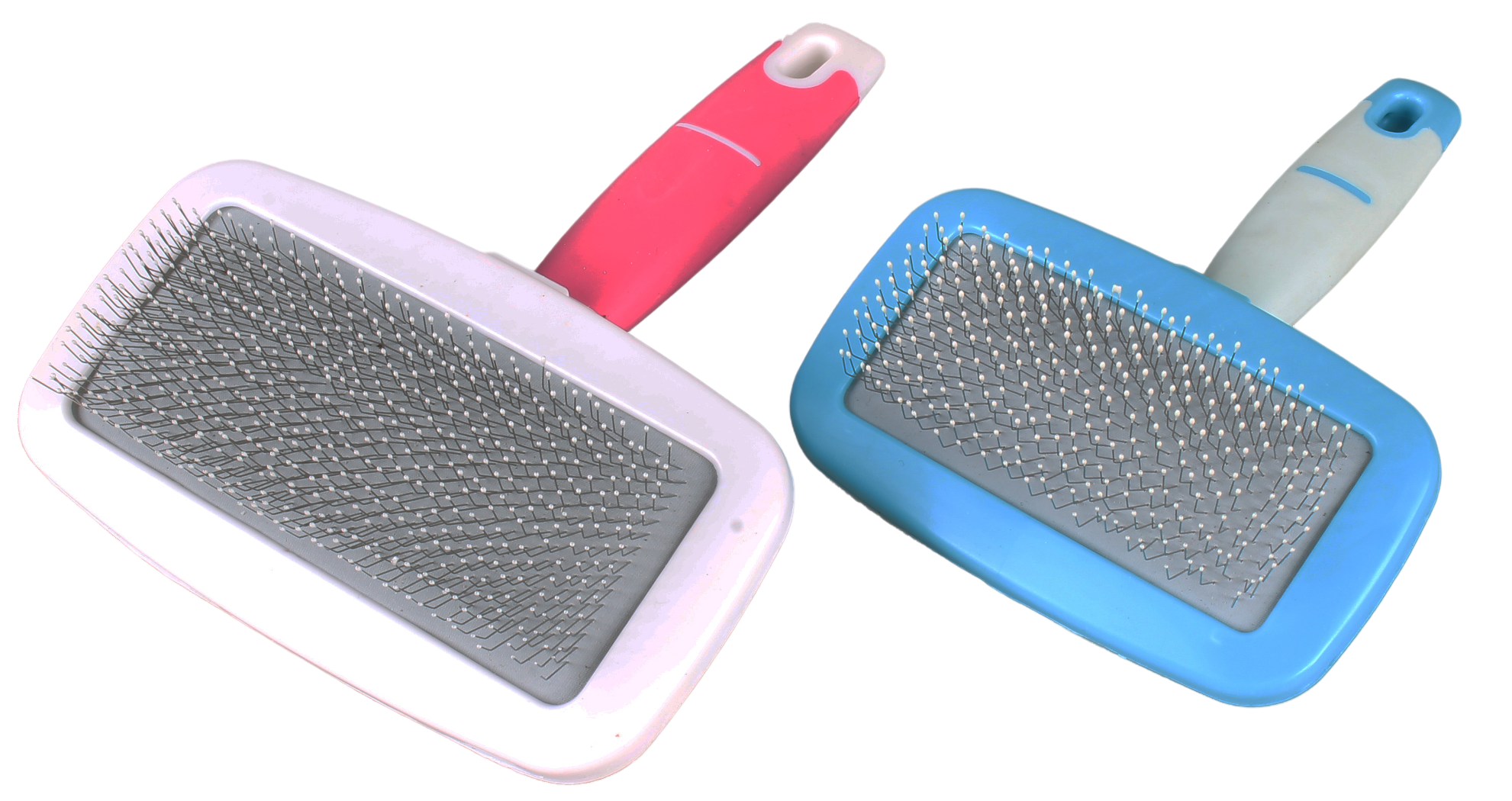 粘珠式粉彩膠柄針梳