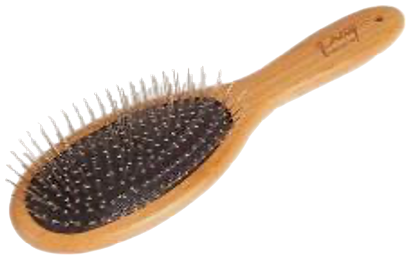 PETIY竹木長柄鋼針梳