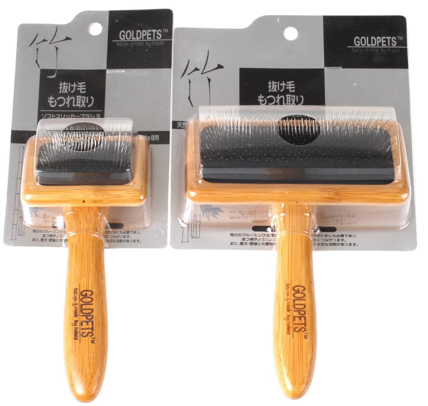 GOLDPETS竹木鋼絲梳