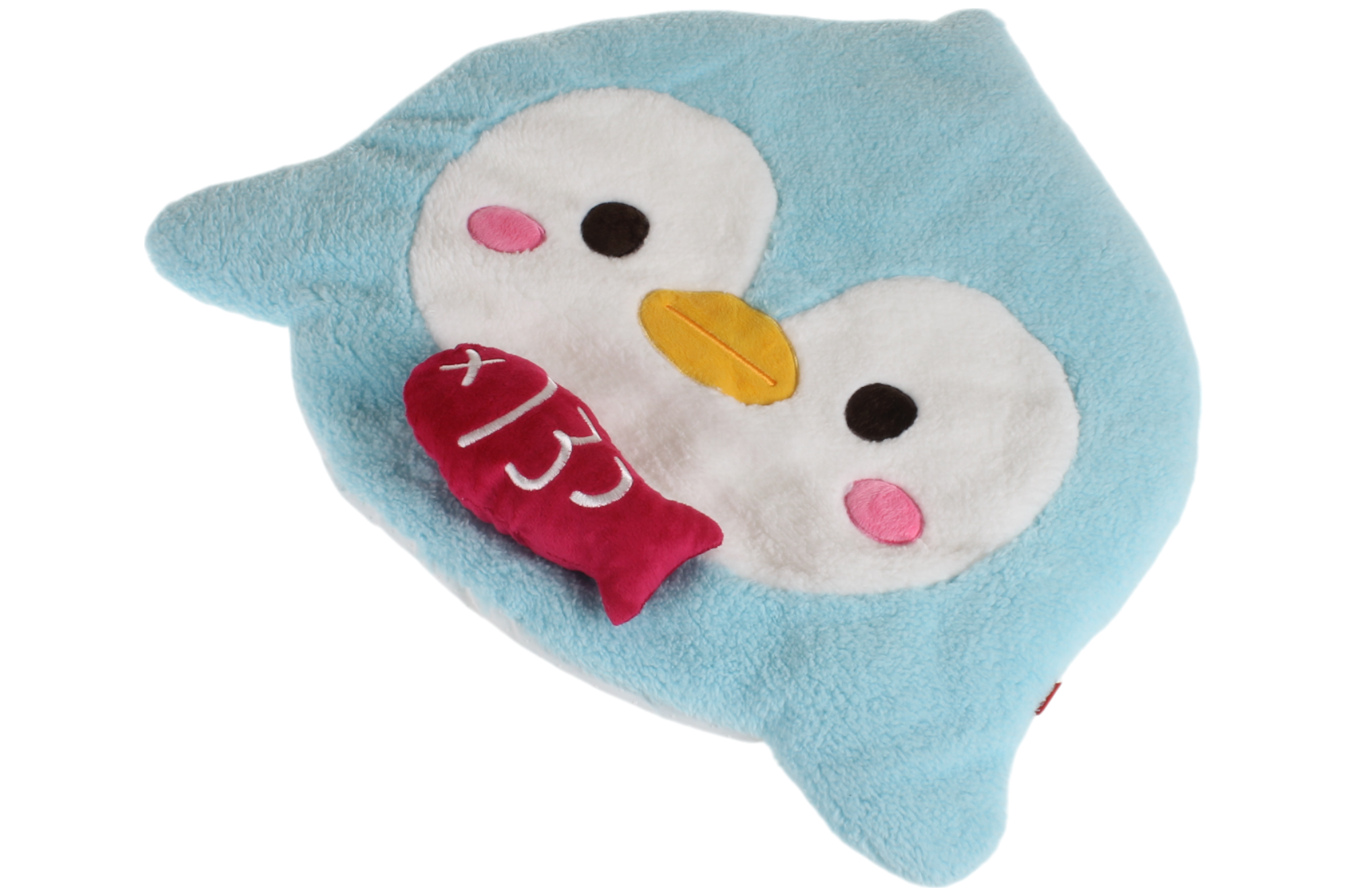 小萌企鵝墊 (附小魚玩具)