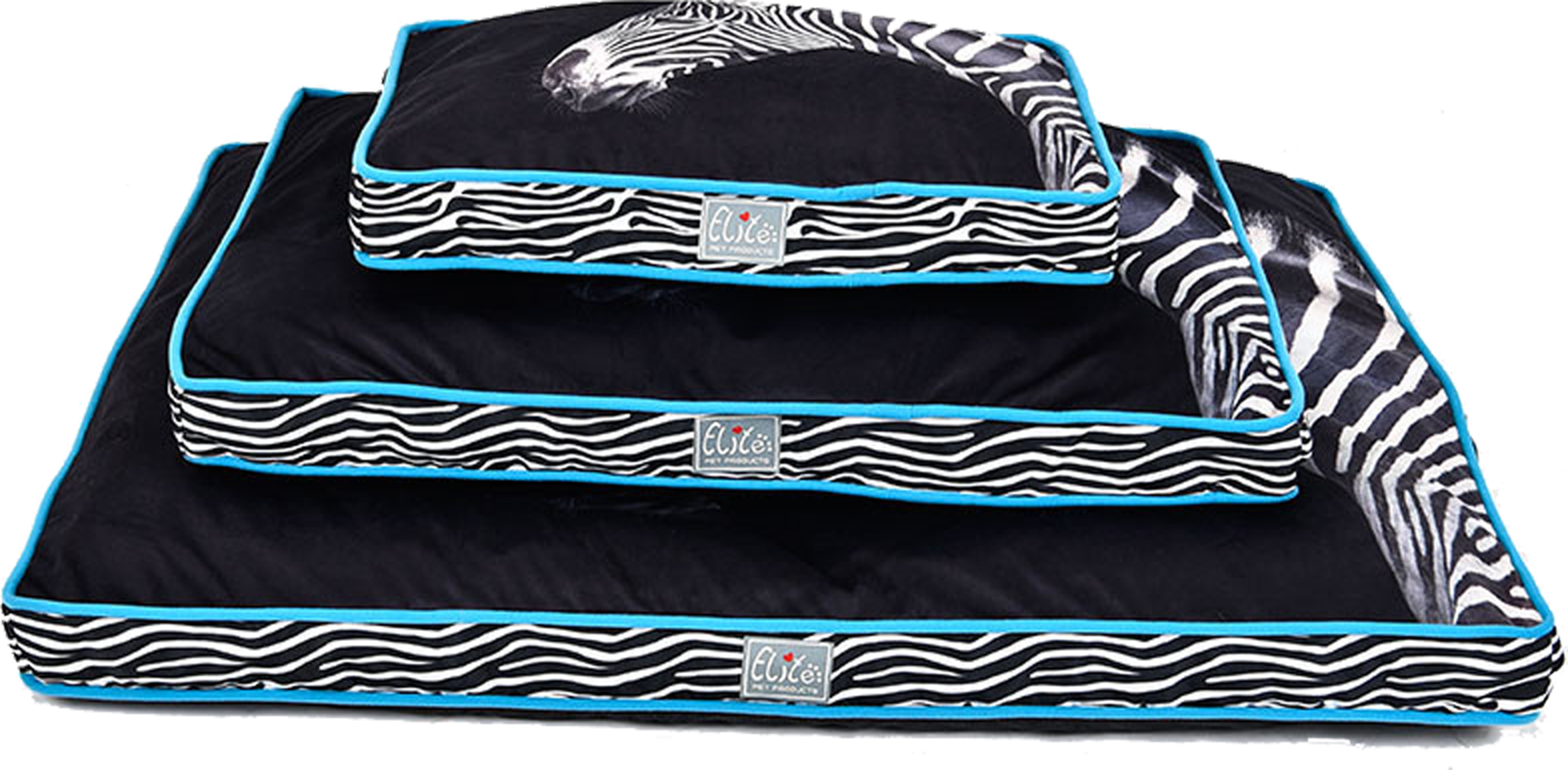 野性草原斑馬印花墊(可拆洗)