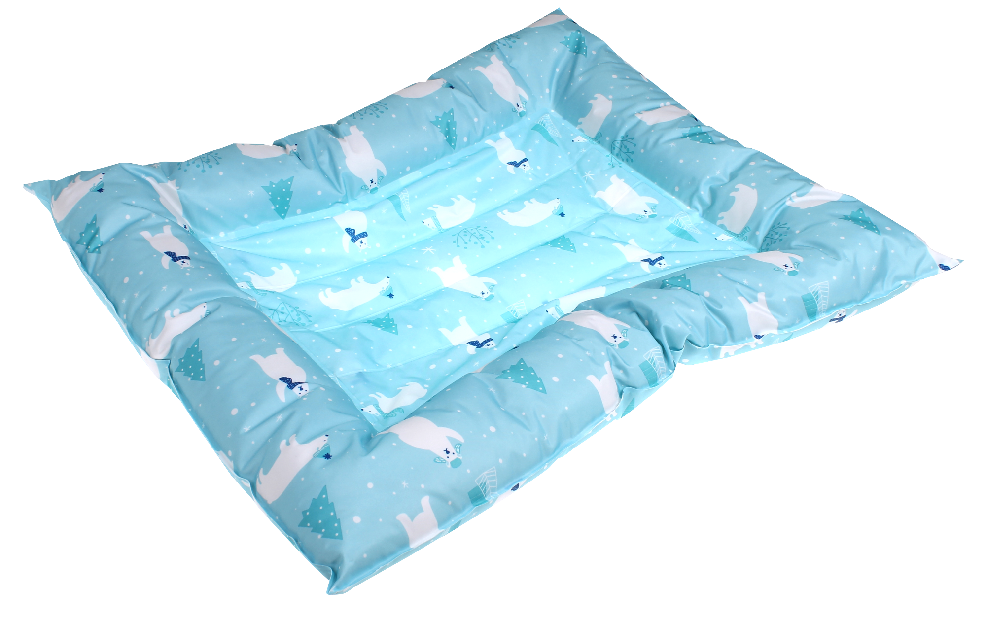 北極熊方形冰墊