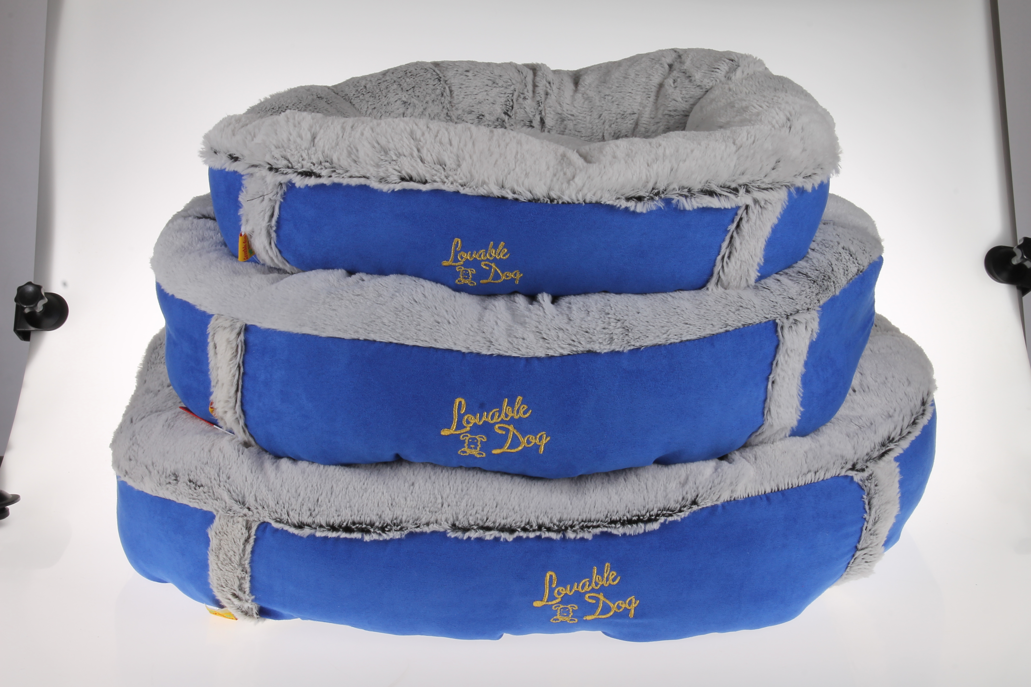 Lovabledog 麂皮絨圓床