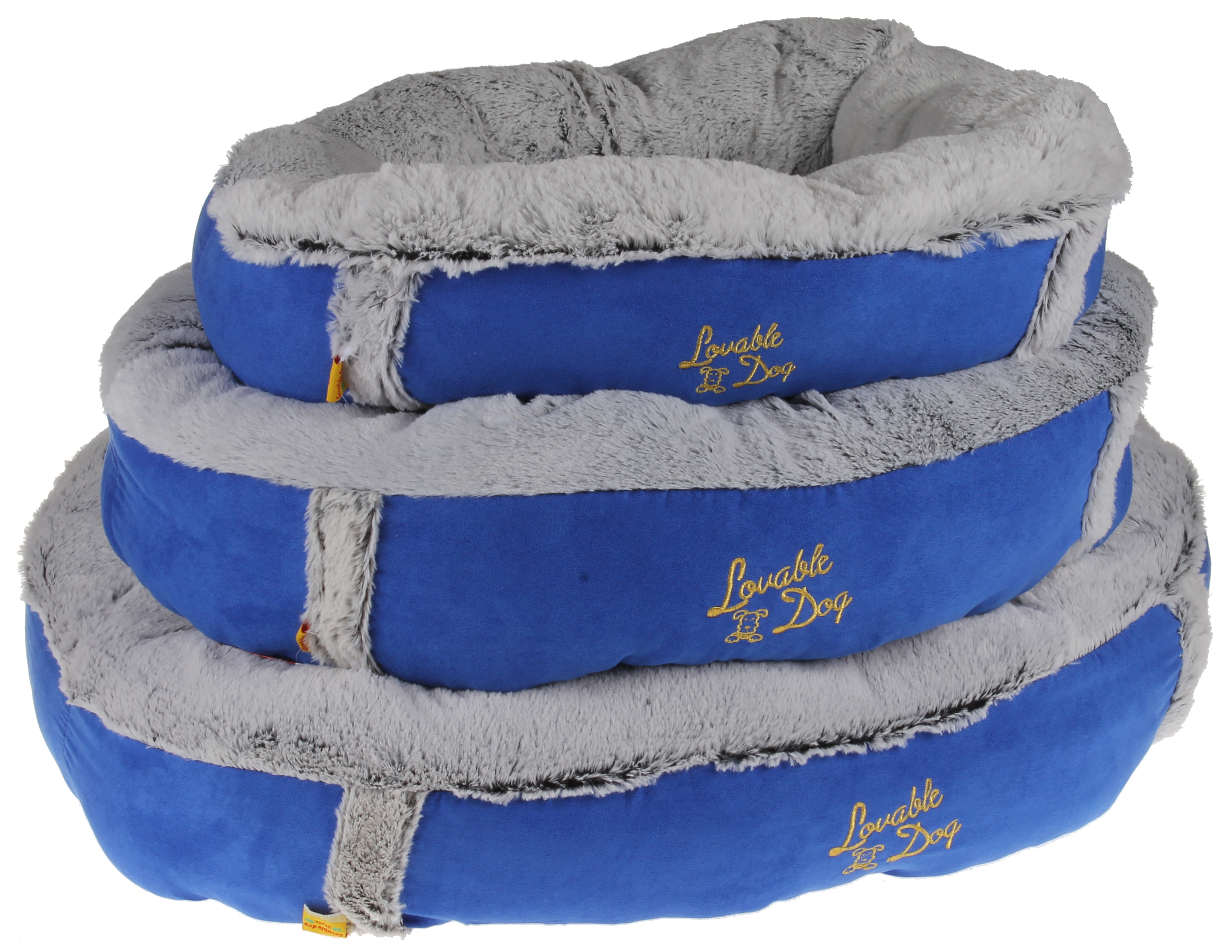 Lovabledog 麂皮絨圓床