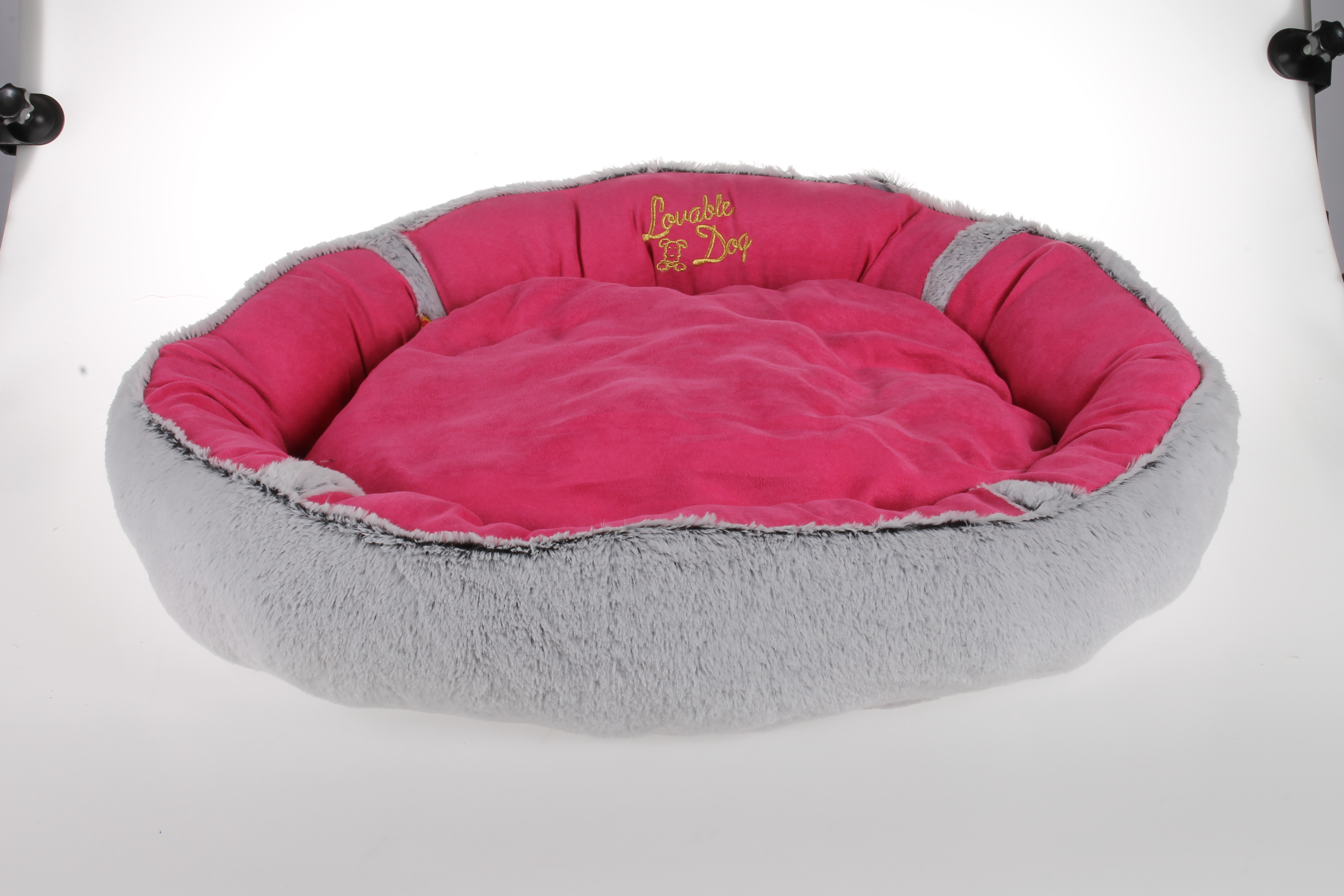 Lovabledog 麂皮絨圓床