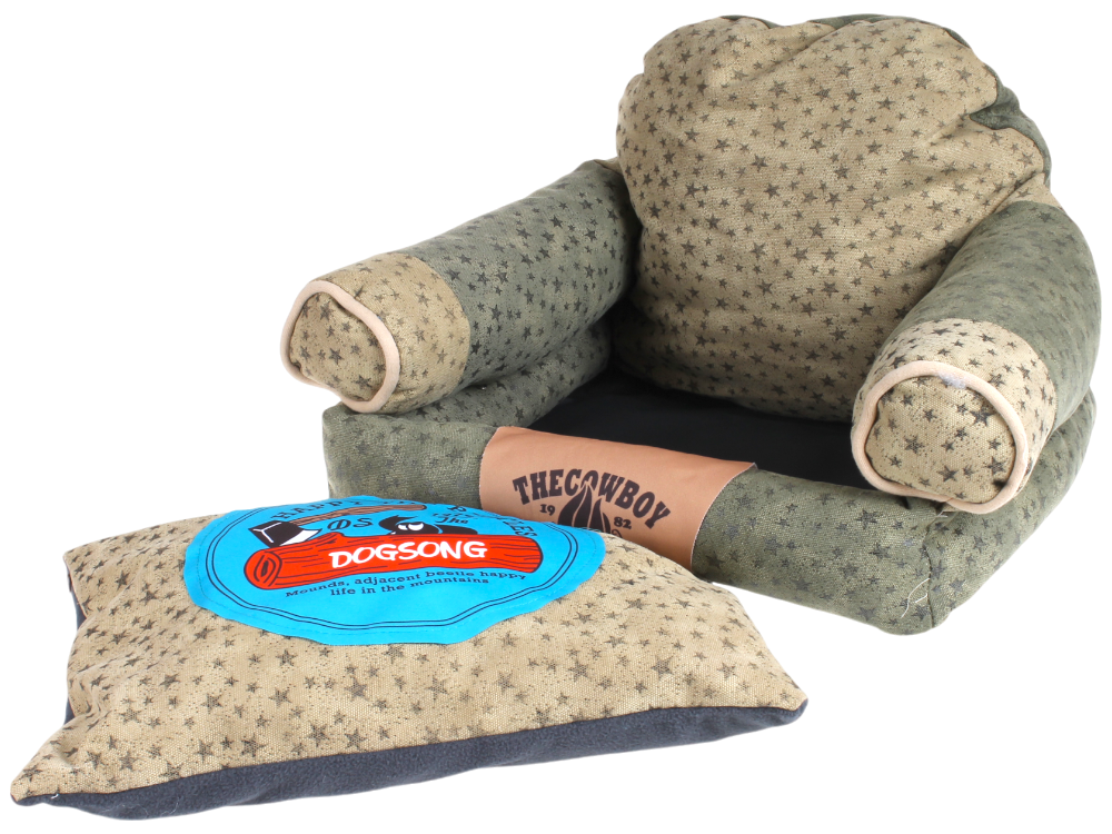 星星扶手沙發床  (墊及扶手可拆洗)