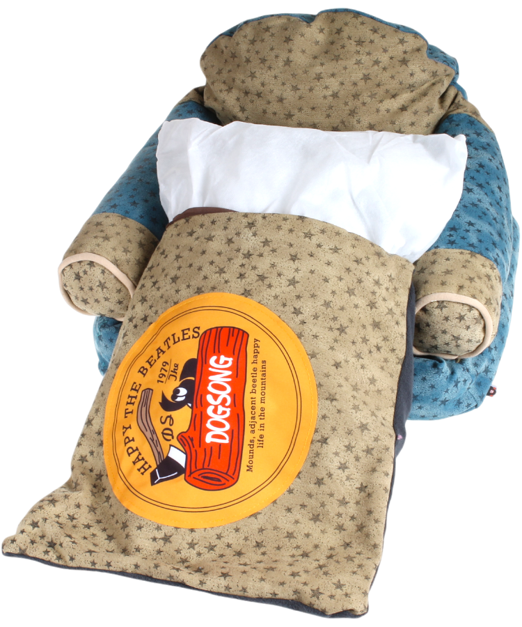 星星扶手沙發床  (墊及扶手可拆洗)