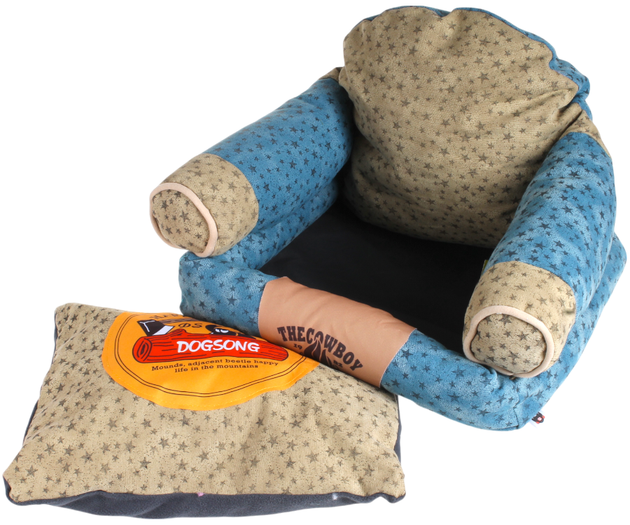 星星扶手沙發床  (墊及扶手可拆洗)