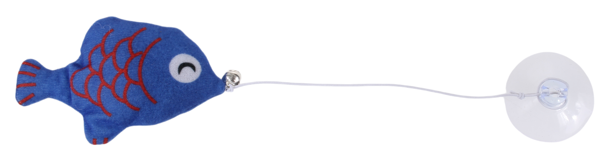 魚形吸附掛式貓窩（可掛光滑瓷磗和玻璃上，承重10kg，赠送玩具及内墊）