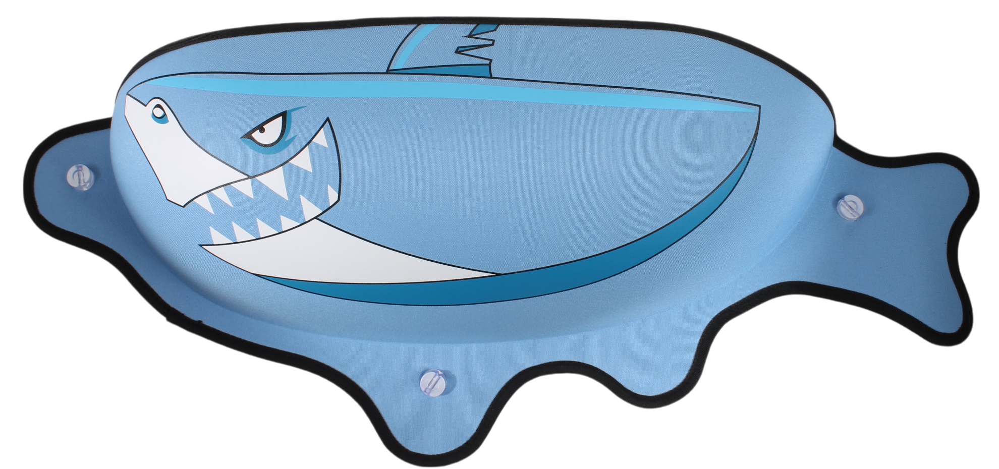 魚形吸附掛式貓窩（可掛光滑瓷磗和玻璃上，承重10kg，赠送玩具及内墊）