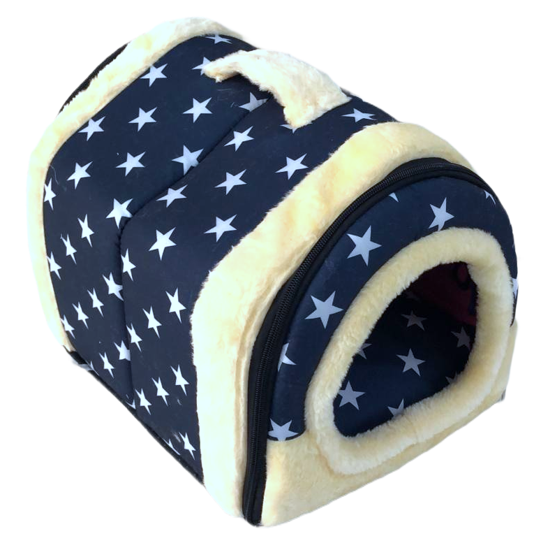 藍星星折疊式兩用窩 (配墊)(墊可拆洗)