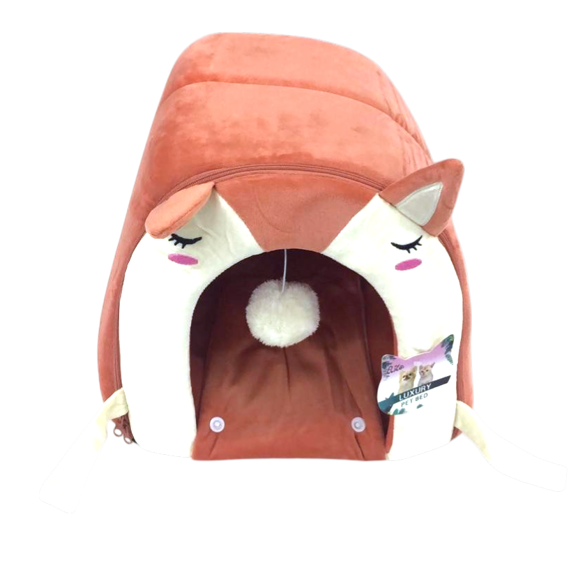 SRW-0028-S 狐狸造型敝開式寵物屋