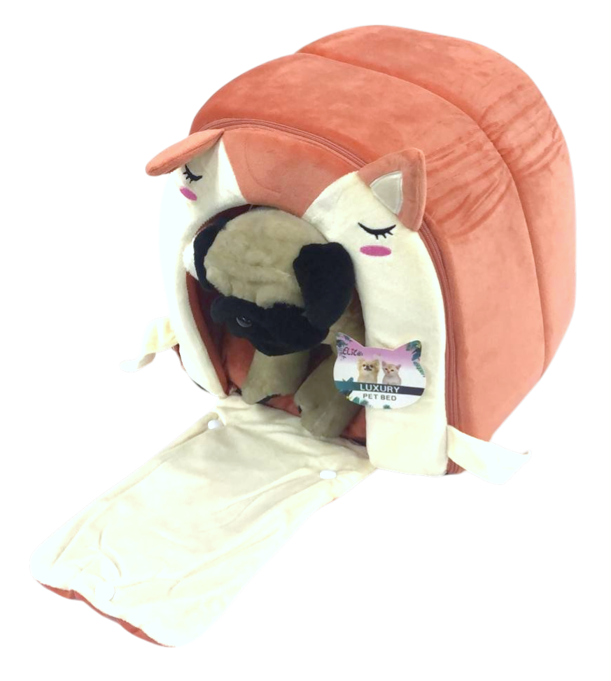 SRW-0028-S 狐狸造型敝開式寵物屋