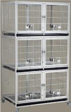 3層6單位寵物籠(聰明扣)