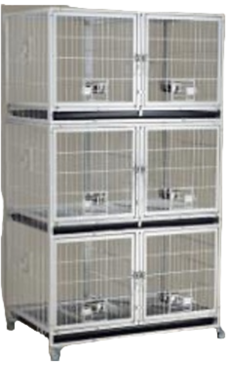 3層6單位寵物籠(聰明扣)