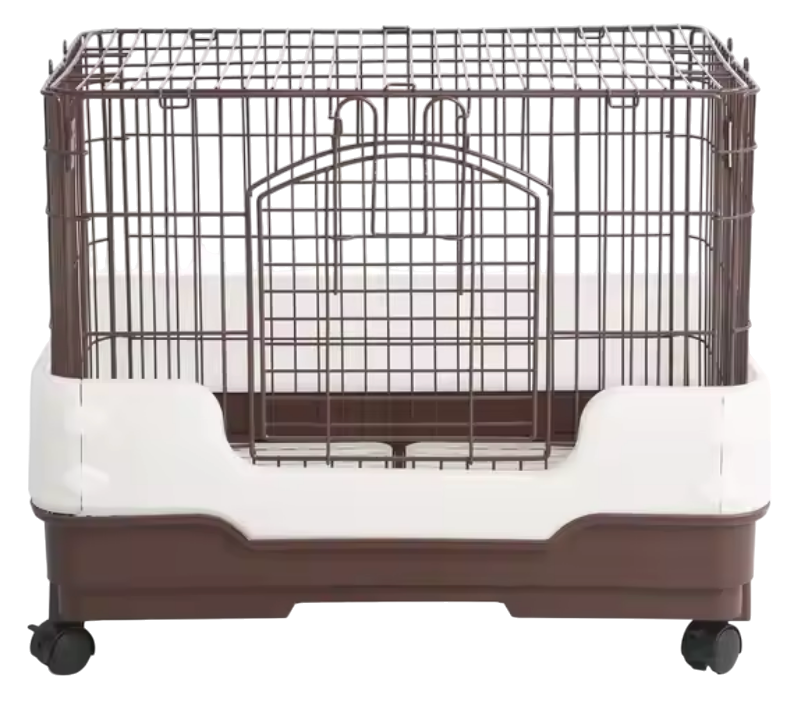 R-652尺組合平頂豪華噴粉兔子物籠(附轆子)