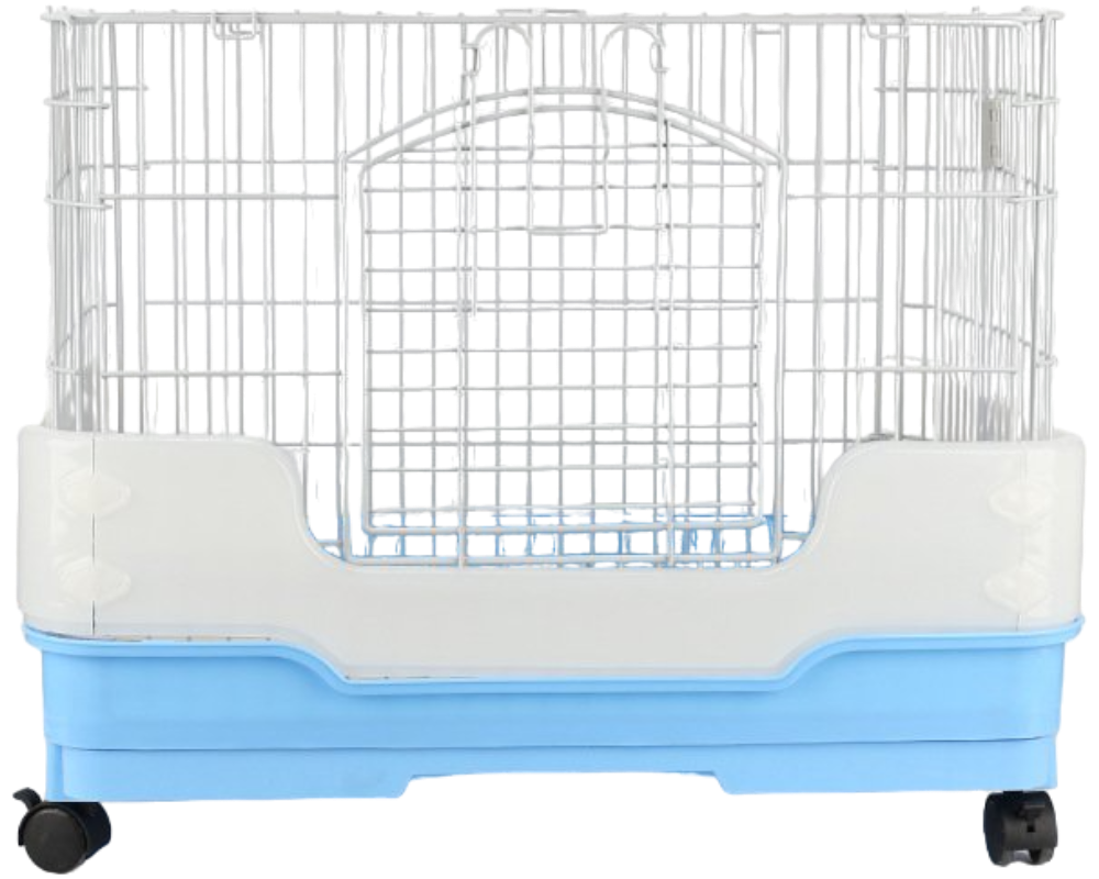 R-652尺組合平頂豪華噴粉兔子物籠(附轆子)