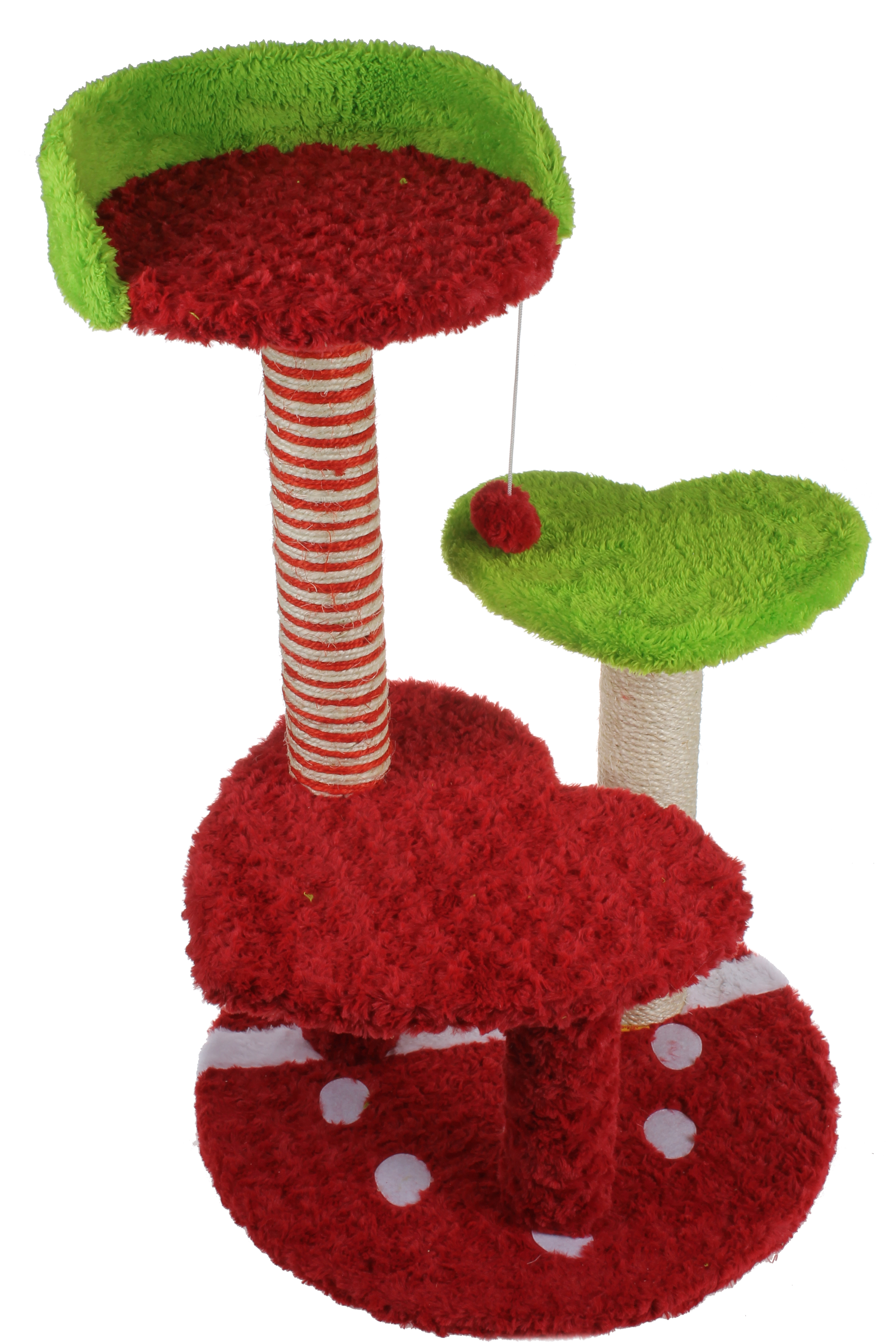 LD 草莓四層貓抓架