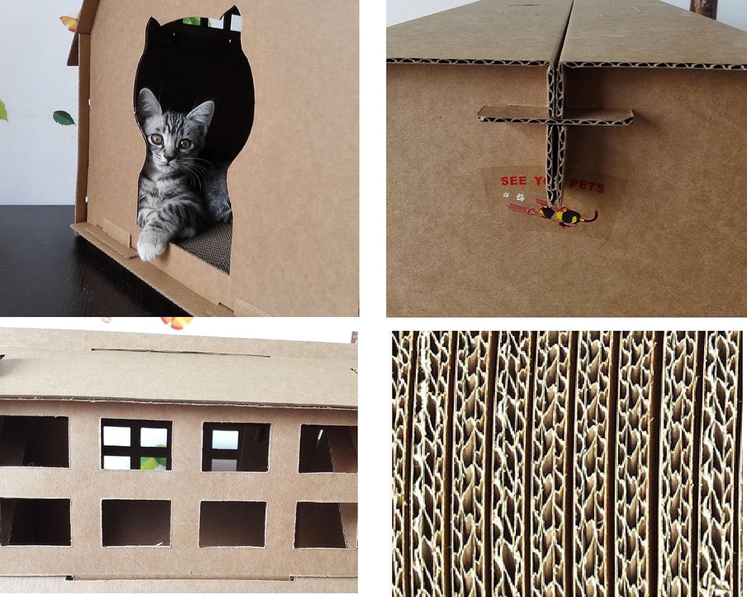 紙品貓豪宅(附貓草)