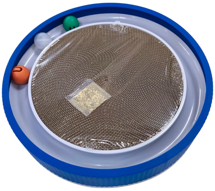 兩用圓盆賽球貓紙抓窉